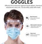 Wide Vision Medical Protective Goggles , Medical Grade Protective Eyewear