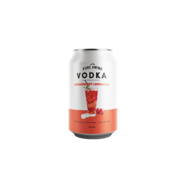 500ml Strawberry Lemonade​ Beverage Canning for Vodka Sauce Mix Alcoholic