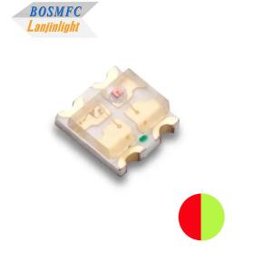 China Practical 0.06W 0603 SMD LED Bicolor Red And Yellow Green Wavelength 568-576nm 1615 factory