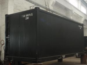 China Standard 20ft Bitumen Container With Direct Burner Heating Tubes factory