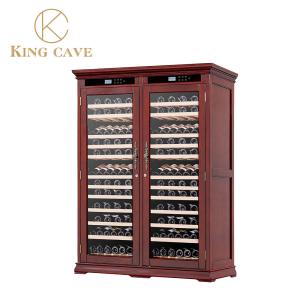 China Low Noise Wood Wine Cooler Electric 50 To 80% Humidity Constant Temperature factory