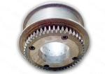Steel Tracks Rail Cart Wheels , 500mm 1 - 300 Tons Double Flange Crane Wheels