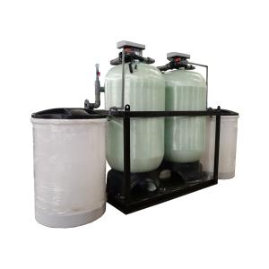 China High Efficiency Water Softening Equipment With Double Valve Double Tank factory