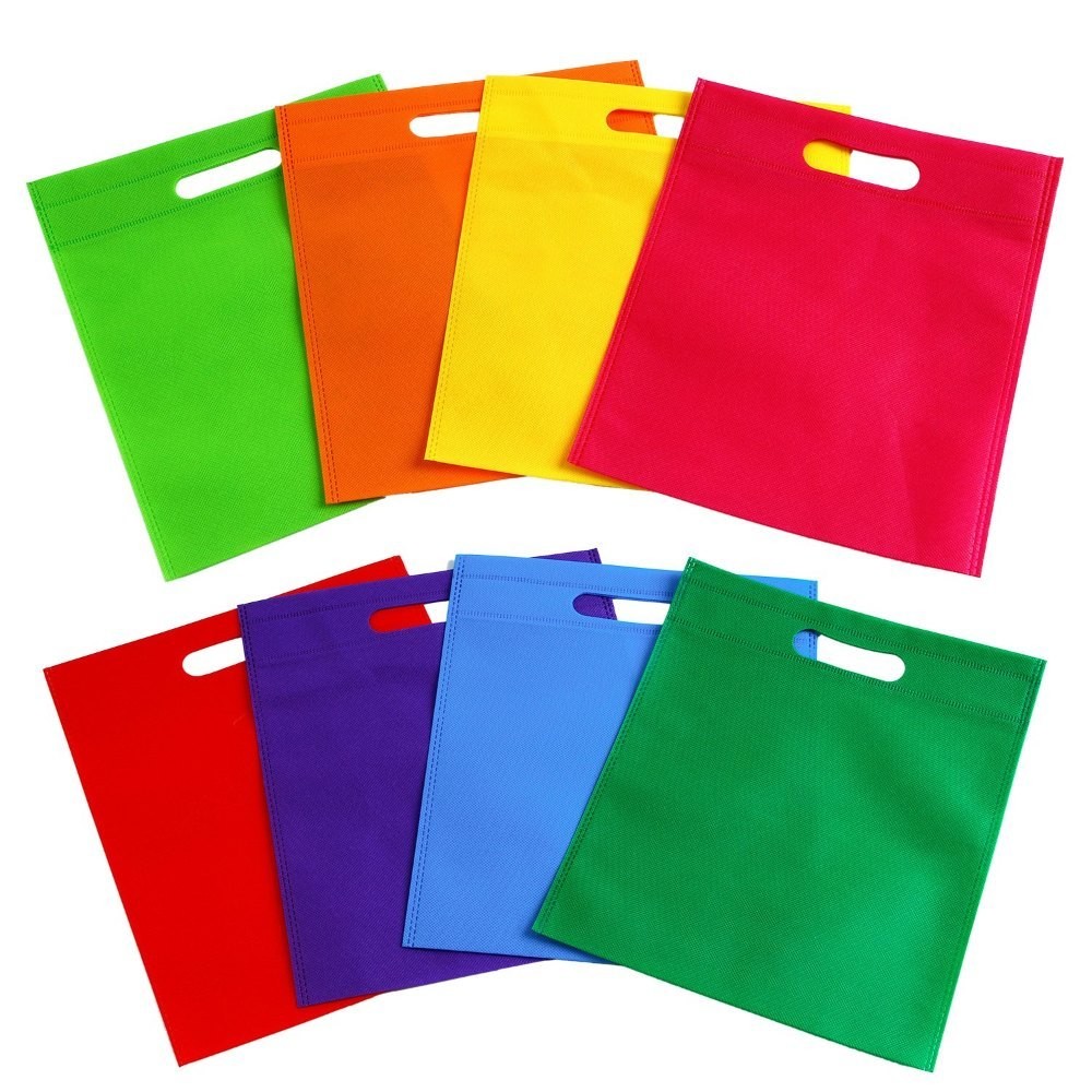 Wholesale Plain Non Woven Shopper Clothes Tshirt Shoes Pants Jewelry Packaging Bag For Boutique Retail Shopping