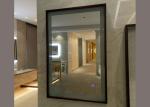 Custom Framed Bathroom Mirrors 3-6mm Thickness For Decorating Hotel / Restaurant