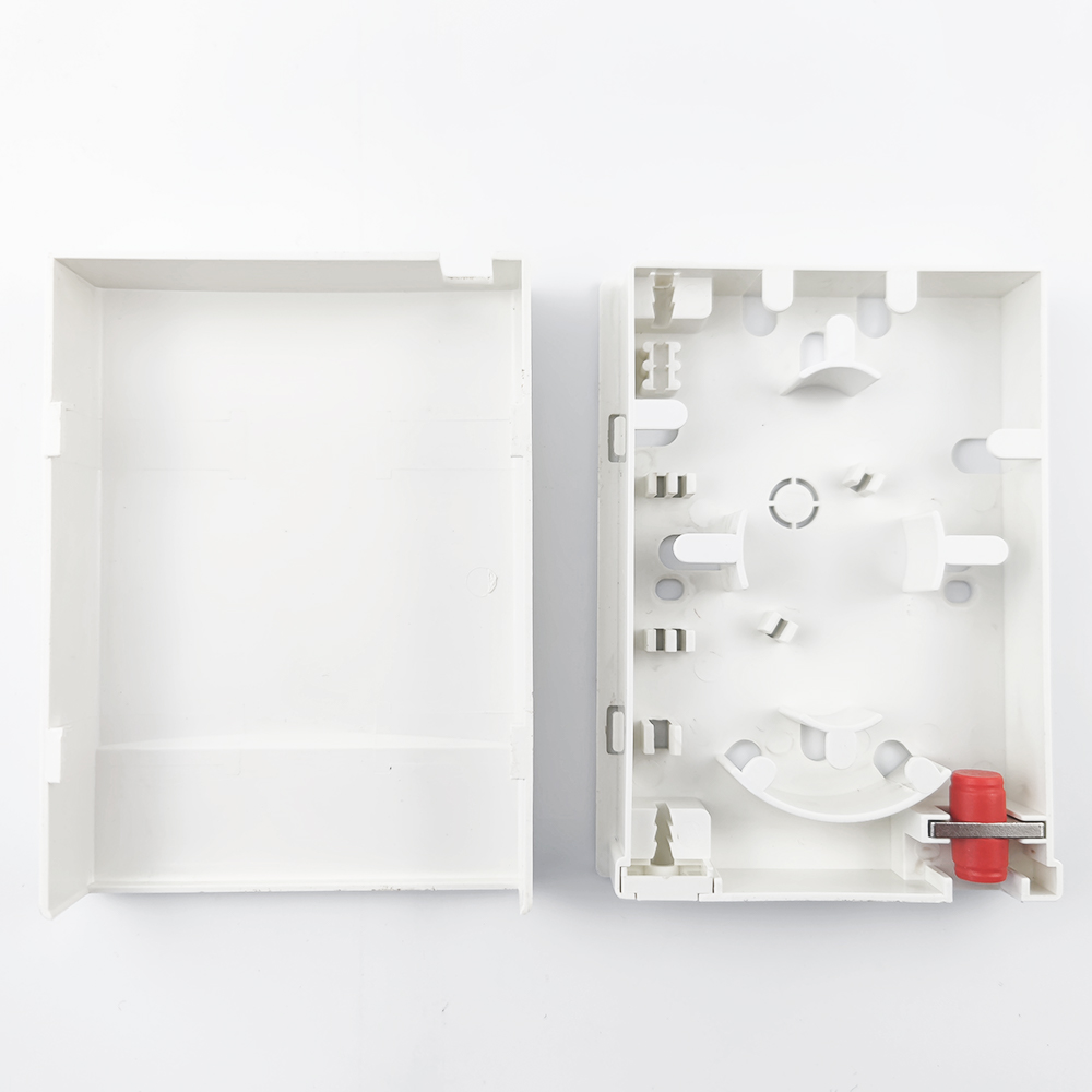 5 2 Cores FC UPC Plastic Fiber Optic Faceplate Socket Panel for Wired LAN Networks