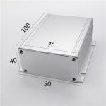 Wall mount 76*40*100mm Extruded Aluminum Enclosure Box