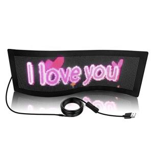 China Smart App Control USB LED Sign Board for Exhibition Hall Mini LED Advertising Display factory