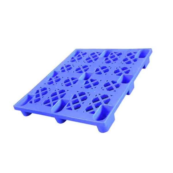 China 1.2*1m Lightweight Plastic Pallets Blue For Warehouse ISO9001 factory