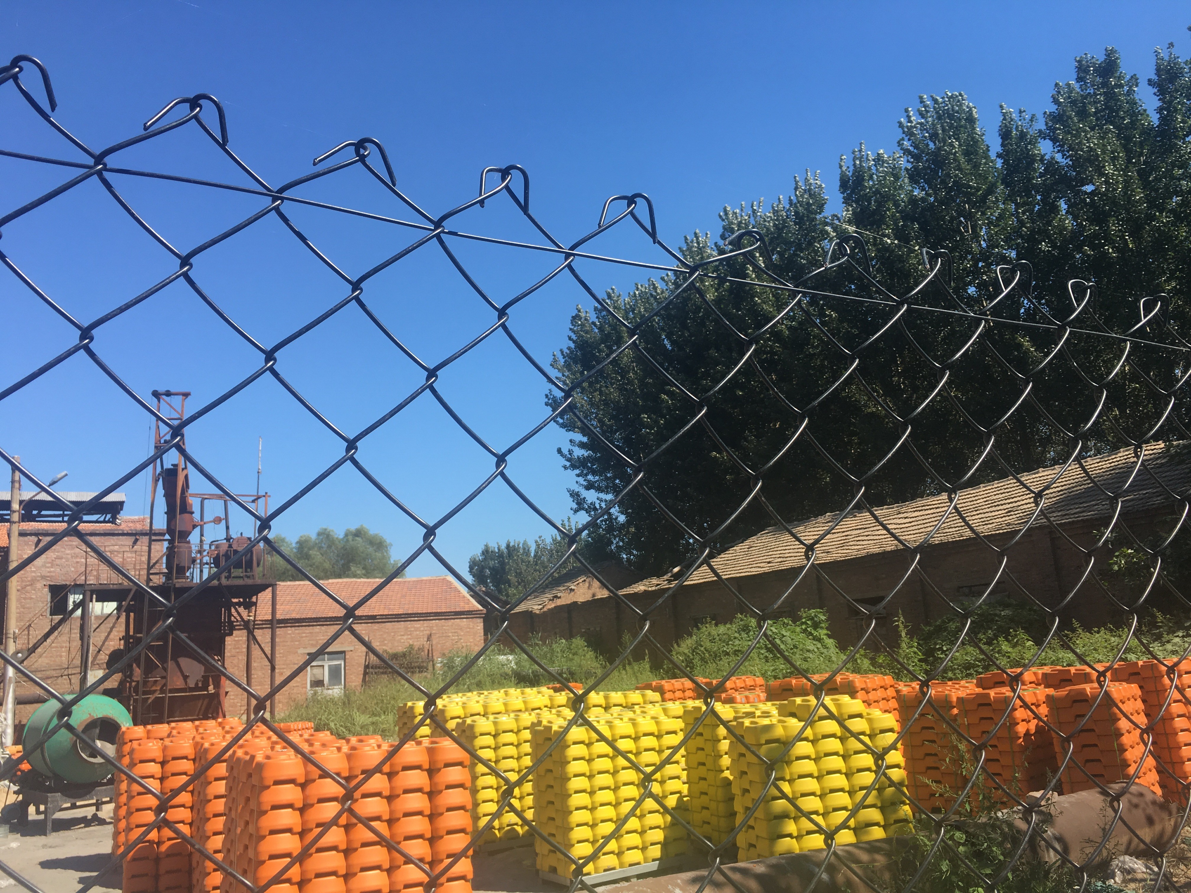 commercial /residential hurricane fence/chain link fabric