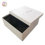 White Square Jewelry Paper Gift Box , Antique Marble Jewelry Box