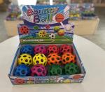 Kids' Favorite High Resilience Moon Shape Porous Bouncy Ball with Ergonomic