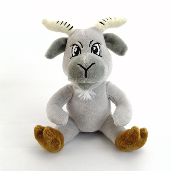 Cute Holiday Gift Children Play Baby Sheep Plush Toy Super Soft Grey Stuffed