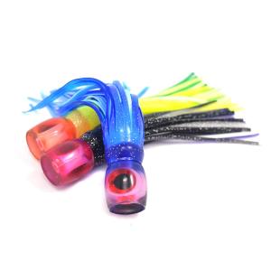 China Small size soft head octopus skirt bait sea trolling fishing lure salt water lures 6.5 inch 33g factory