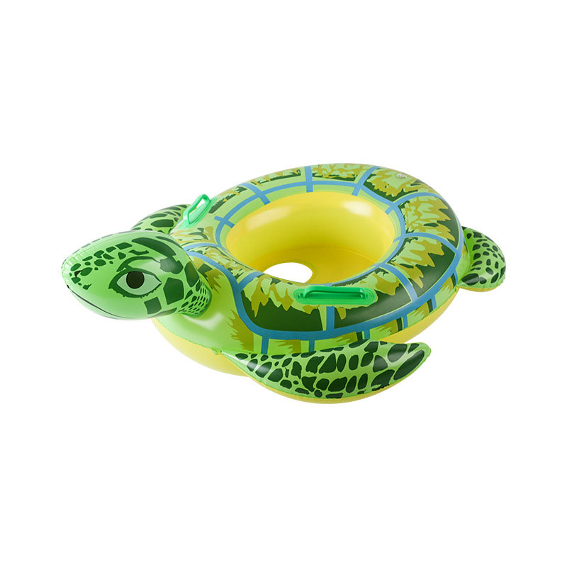 Unisex Cartoon Print Swimming Pool Float Ring Tubes for Kids Inflatable Swim Rings Beach Party Toys