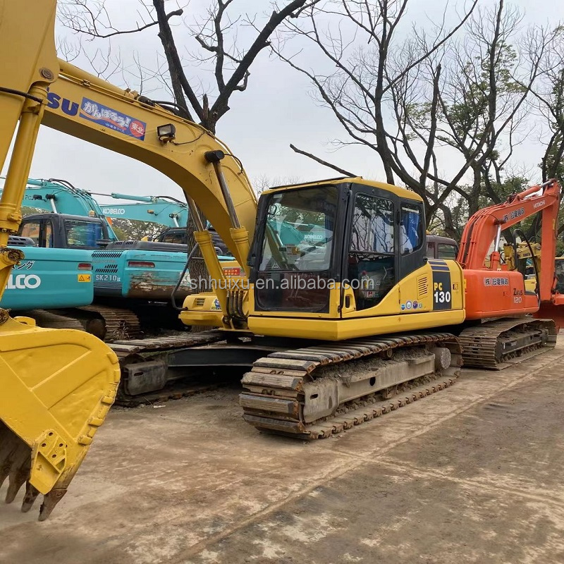 used excavator komatsu pc130/original engine second hand komatsu pc130 in low price on sale