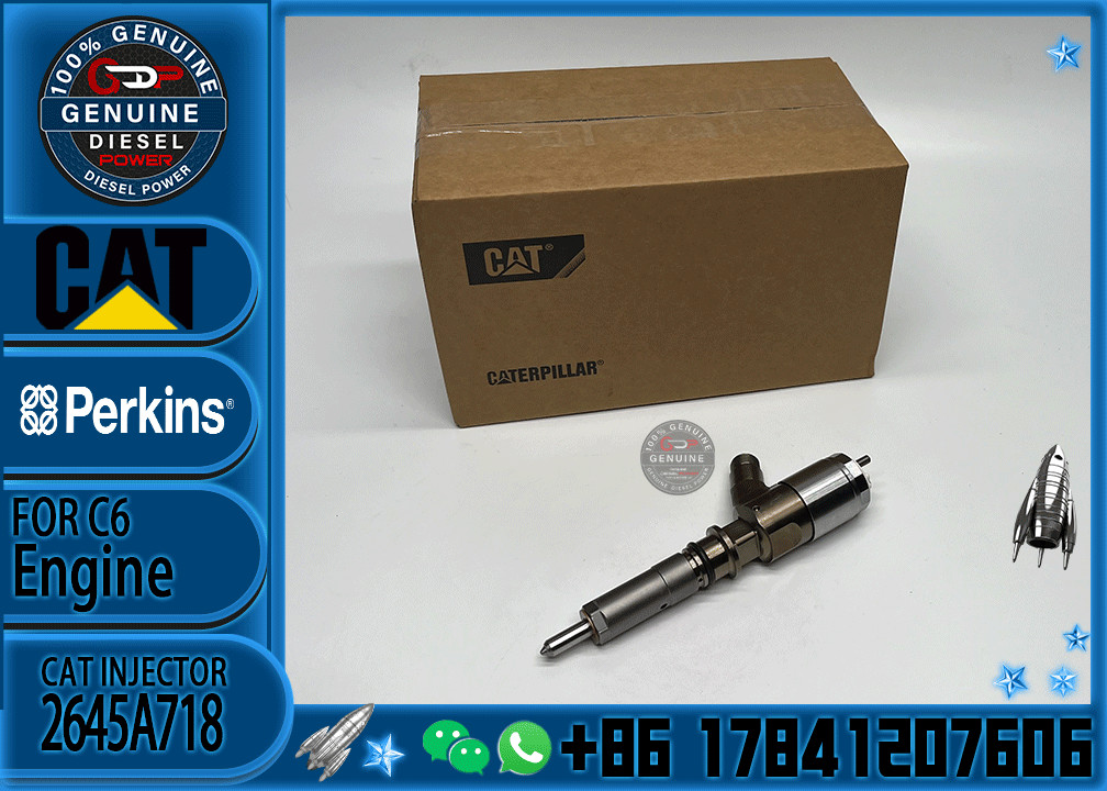 Diesel Engine Fuel Injector Excavator Accessories Diesel Motor Parts 2645A718 for Caterpillar CAT C4.4 320D