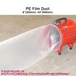 Marine Maintenance 400mm *150m Roll Shape Ventilation Plastic Film Air Duct, PE