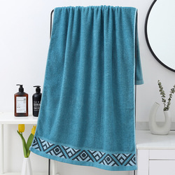 High Water Absorption Plain Dyed 100% Cotton Bath Towels for Home Hotel Spa Ect
