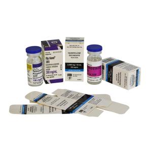 China Recyclable and Glossy 10ml Vial Cardboard Packaging Box for Pharmaceutical Products factory