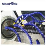 Plastic HDPE Prestressed Corrugated Pipe Extruder Machine Carbon Spiral Pipe