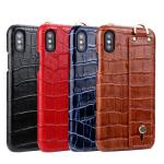100% Genuine Crocodile Leather Mobile Phone Case for iPhone 15 Pro Max With