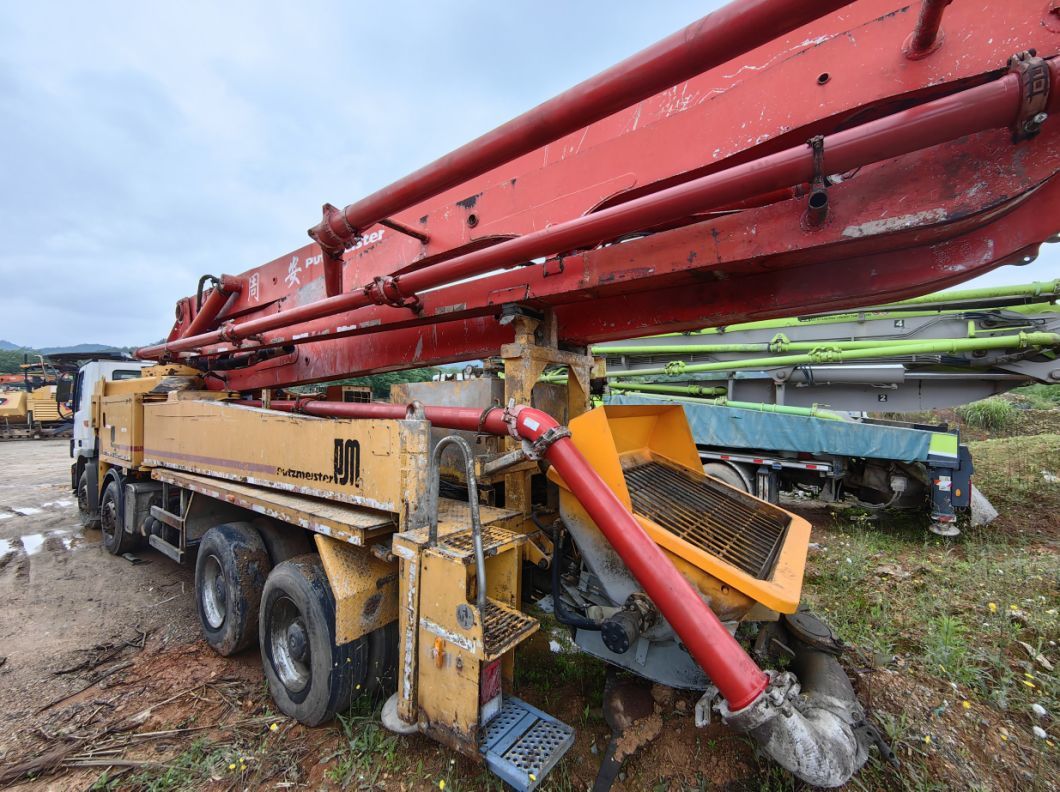 Renovated Condition 2011 Putzmeister 42m Concrete Pump Mixer Plant on Benz Chassis Factory Directly Sale