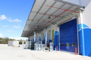 China High Frequency Motor Fast Acting High Speed Roll Up Door For Warehouse factory