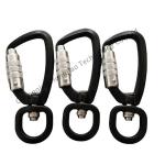 Aluminium Rotating Mountaineering Buckle The Perfect Gear for Hiking and Camping