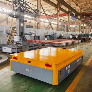 China Trackless Electric Transfer Carts Differential Steering Transfer Cart factory