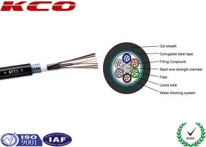 China Multimode Optical Network Cable GYTS Armored Steel Wire Strength Member factory