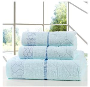 China 3Pcs Set Towels 100% Cotton Beach Face Towel Set Printed for Adults Baby Bath Towel Set factory