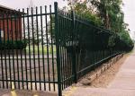 Customized Steel Tube Fence Galvanized Industrial Security Fencing For Villas