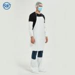 S&J Plastic PE Apron Waterproof Biodegradable Disposable plastic kitchen apron