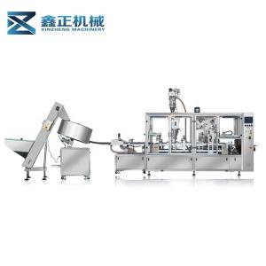 China Industrial K Cup Packing Machine Four Lanes Coffee Capsule Filling Sealing Machine factory