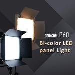 Aluminum Frame Bi-Color LED Photo Studio Lights 60W COOLCAM P60