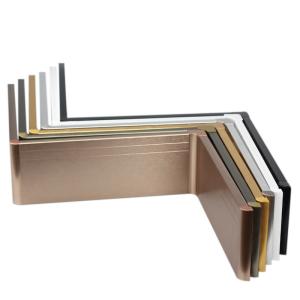 China Aluminium Profiles Skiritng Board Aluminium Tile Trim Profile in flooring accessory factory