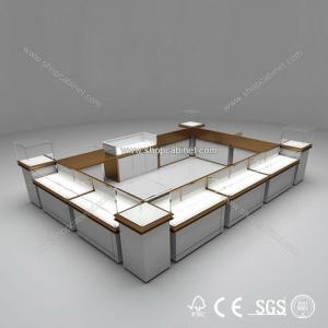 China Luxury Modern Glass Portable Jewelry Display Showcase factory
