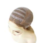 Anti-slip Soft Silicone Base Cap Medical Wig 18 Inches Long 100% RAW Human Hair