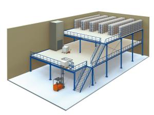 China 3 Levels Industrial Mezzanine Floors factory