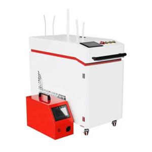 China Professional Fiber Handheld Laser Clean Machine 1500W For Rust Cleaning for Used Paint Cleaning Width 200-300mm Year 2024 factory