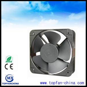 China Black Square High Air Flow Electronic Equipment Cooling Fans For Home Appliances factory