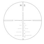 2.5-15X50SFIR Illuminated Reticle Scope With 11 Levels Glass Reticle