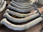 Alumina Ceramic Lined Pipe Bend Light Weight Seamless With No Bumps