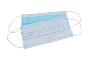 China Blue Non Woven Face Mask Surgical Disposable 3 Ply Odorless High Elastic Band factory