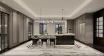Fadior U-Shaped Luxury Stainless Steel Kitchen With Striking Island
