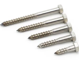 China Square Head Bolt Stainless Steel Standard Hexagon Self Tapping Screw Hex Half Tooth Bolts on sale