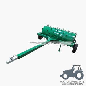 China 4LRA16 Tractor/atv towable 4Ft length ballast lawn roller 16&quot; Drum with Aerator Spikes factory