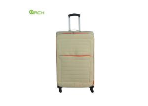 China Light Weight Travel Trolley Soft Sided Luggage with Front Pockets factory