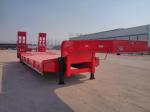 Neckgoose 3 Axles 40 Tons 8.25R20 Low Flat Trailer
